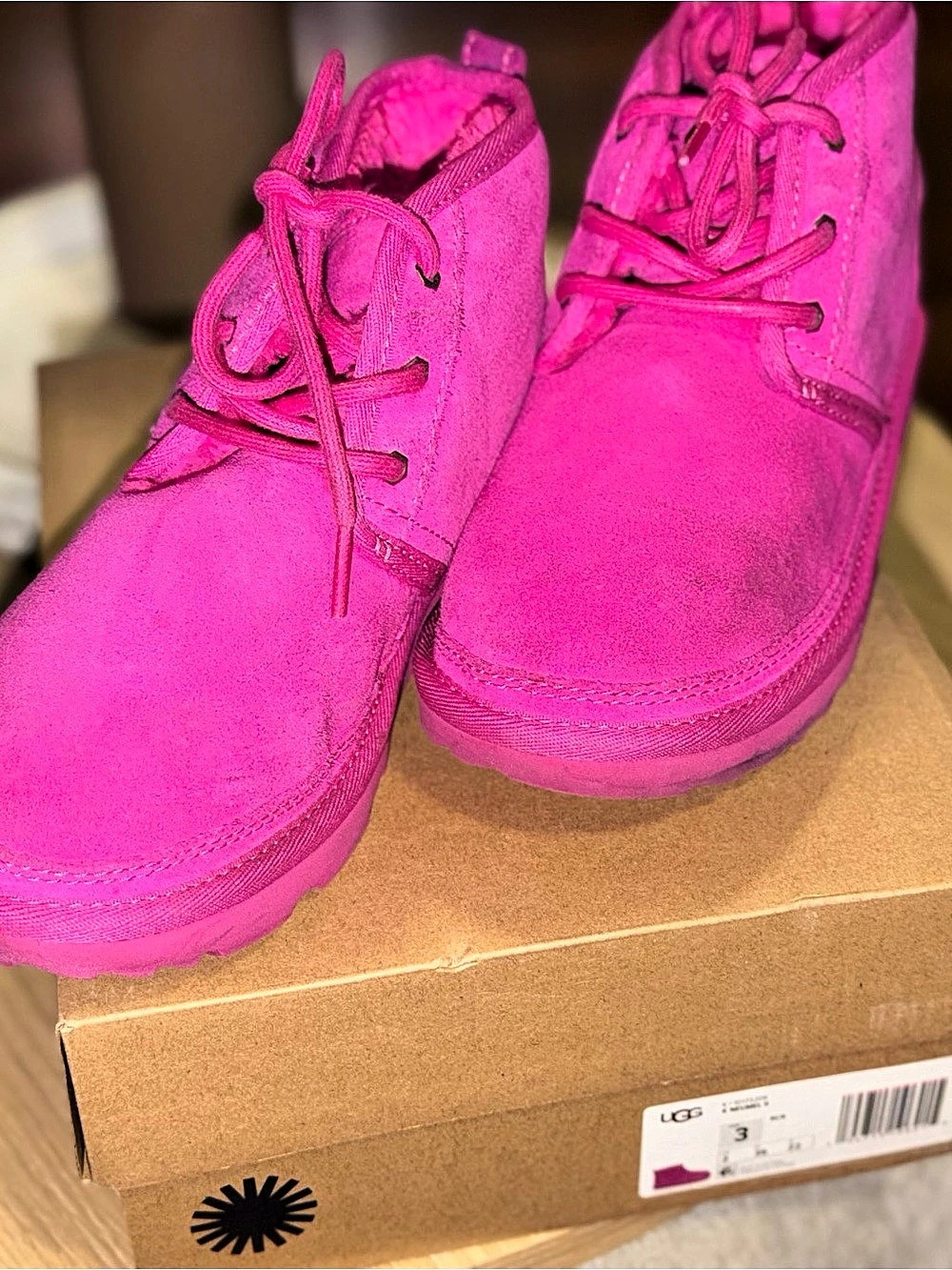 UGG Kids' Neumel II Pink Boots US 3